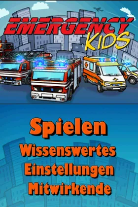 Emergency Kids (Germany) screen shot title